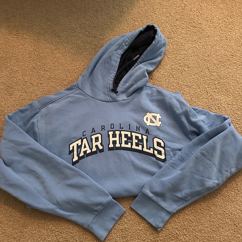 Champion Navy and Light Blue Hoodie